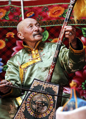 蒙古族艺人 加•朱乃