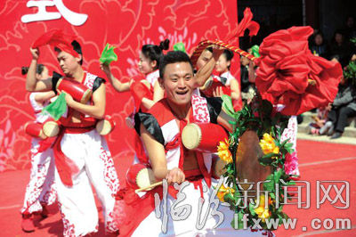 翼城县唐兴镇举办首届民俗文化旅游节" alt=