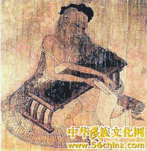 唐·王维《伏生授经图》 唐·王维《伏生授经图》