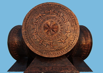 zhuang nationality bronze drum